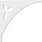Ekena Millwork Naple Architectural Grade PVC Bracket, 5/8"W X 10"D X 10"H BKTP01X10X10NA - alternate 3